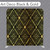 Pillow Cover Backdrop  (Art Deco Black & Gold)