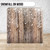 Pillow Cover Backdrop (Snowfall on Wood)
