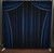 Pillow Cover Backdrop (Red or Blue Curtains)