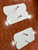 J4 - Buy 1 Set Get the 2nd Set Free - Oversized Bases for PB Backdrops, White Powder-Coated