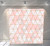 Single-sided Pillow Cover Backdrop  - Pink Bohemian Triangle | PB Backdrops