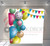 Single-sided Pillow Cover Backdrop  - Party Balloons | PB Backdrops