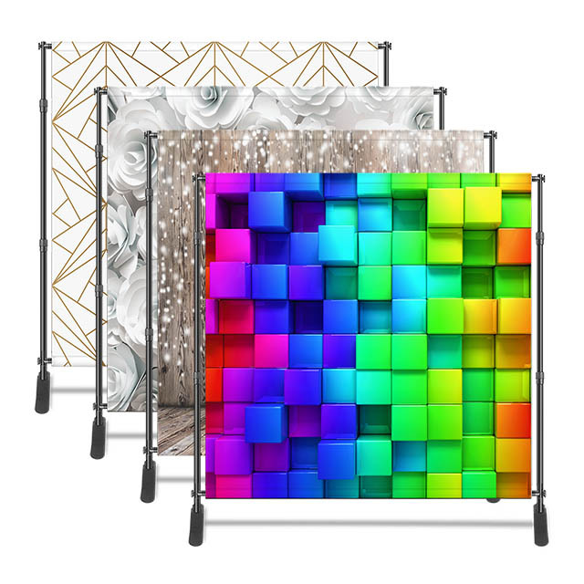 4 Double-Sided Backdrops