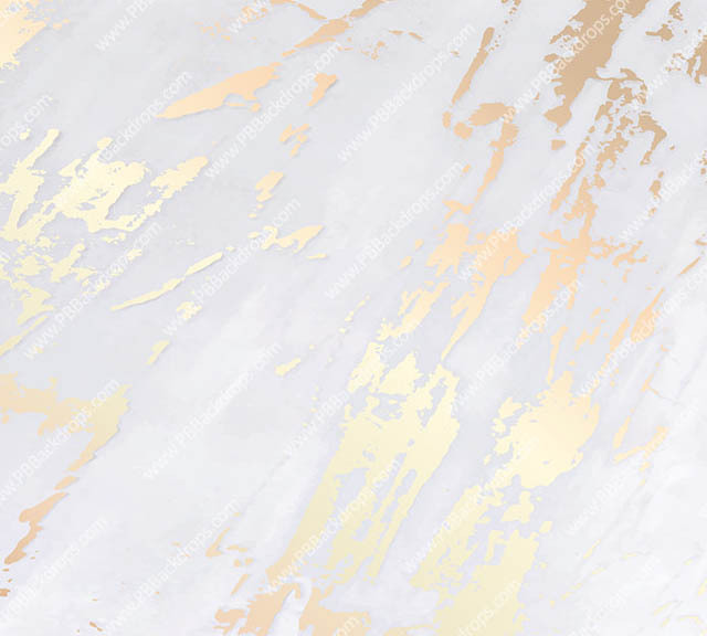 Gold and White Marble