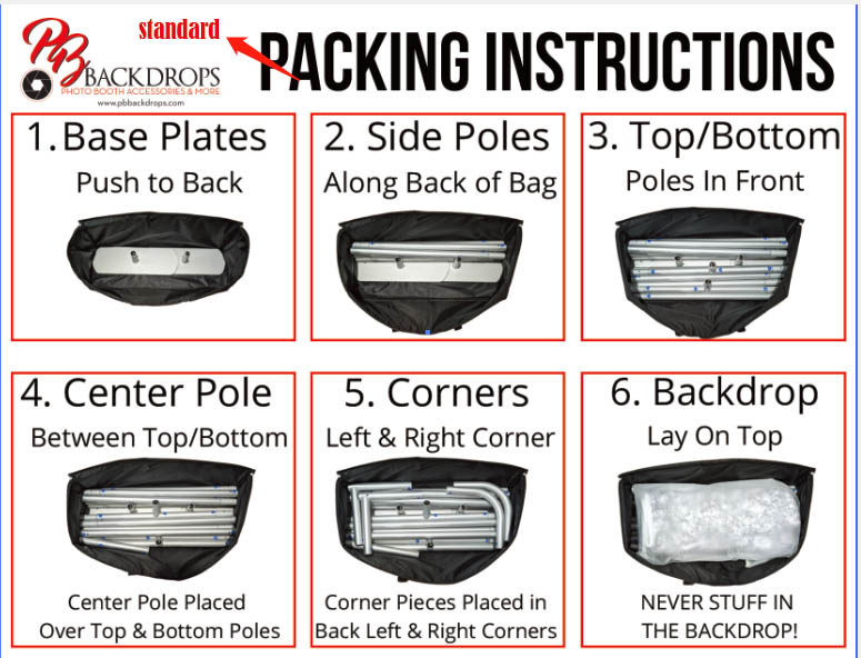 packing your backdrop