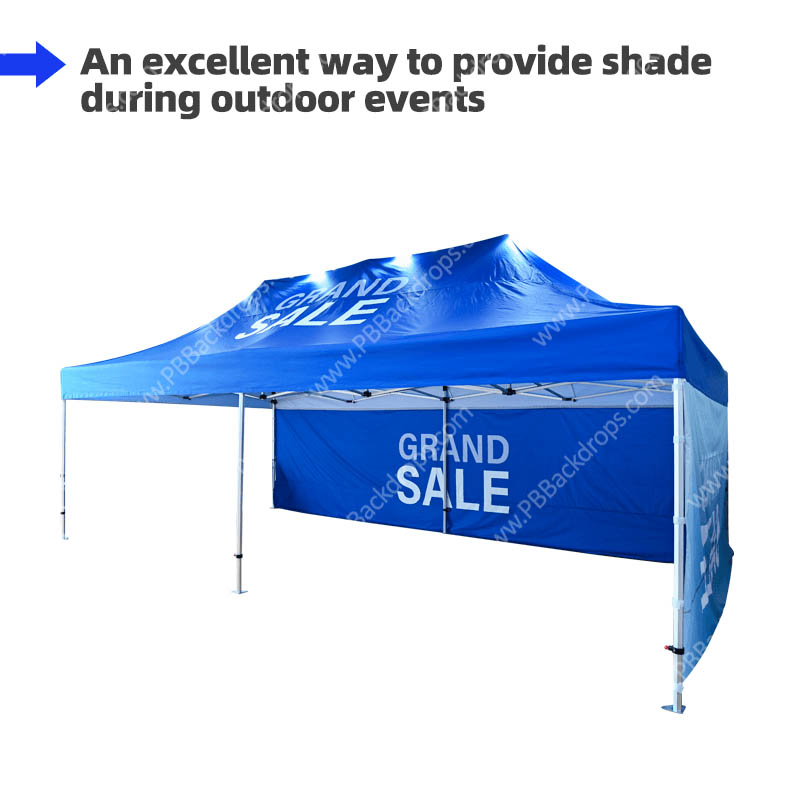 13x26 Advertising Tent (50mm Hex tube) - PB Backdrops
