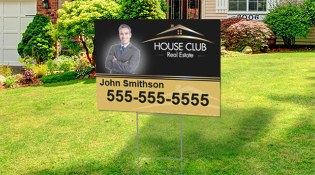 Yard Sign & H-Stake