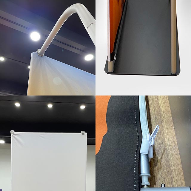 Tension Fabric Stand and Rail