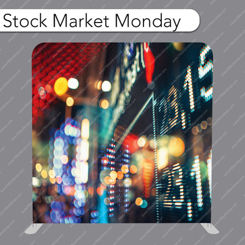 Stock Backdrops Pillow Cover Backdrop (Stock Market Monday) - PB Backdrops