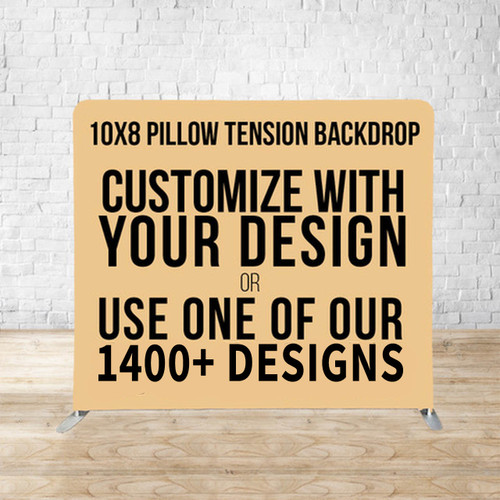 8x8 Tension Fabric Pillow Case Backdrop Frame Only