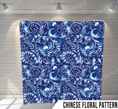 Single Sided Pillow Cover Backdrop Chinese Floral Pattern Pb