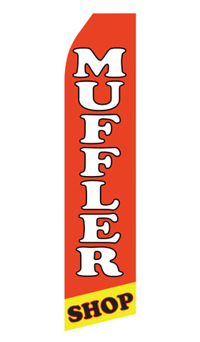 Muffler Shop Econo Stock Flag - PB Backdrops