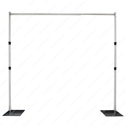 4'-10' Adjustable Pipe and Drape Frame Set Up - PB Backdrops