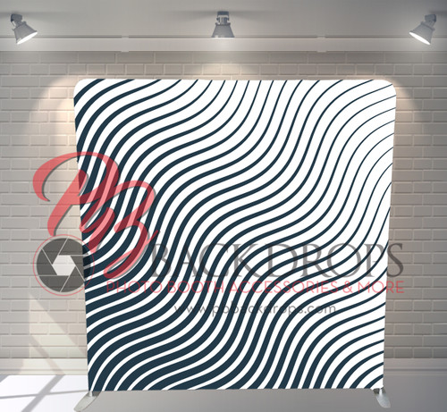 Pillow Cover Backdrop (Wavy Line) - PB Backdrops