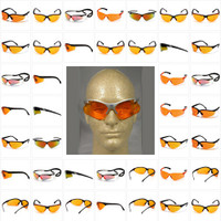 Safety Glasses with Orange Lens