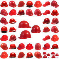 Red Hard Hats