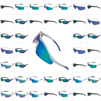 Safety Glasses with Emerald Mirror Lens