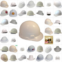 White Hard Hats