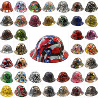 Full Brim Hydro Dipped Hard Hats
