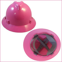 MSA V-Gard Full Brim with Staz On Suspension