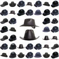 Black Hard Hats