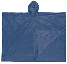 MCR Schooner Rain Poncho, 10 mil Thickness, Blue   pic 1