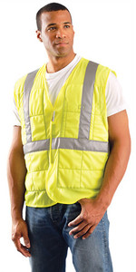Occunomix Class II Cooling Vests, Lime w/ Silver Stripes  pic 1