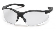 Pyramex Fortress Safety Glasses ~ Black Frame ~ Black Indoor/Outdoor Lens
