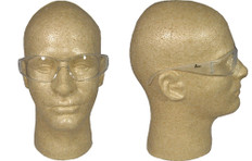 ERB Boas Wraparounds ~ Safety Glasses ~ Clear Frame - Clear Lens