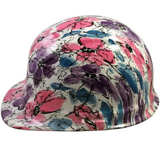 Flower Hydro Dipped Hard Hats ~  ~ Left Side View