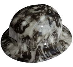 Hades Hydro Dipped GLOW IN THE DARK Hard Hats~ Oblique View