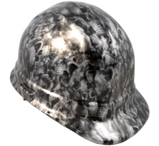 Reaper Skulls Hydro Dipped Hard Hats ~ Oblique View