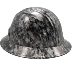 Reaper Skulls Hydro Dipped Hard Hats ~ Oblique View