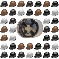 Pyramex Ridgeline Cap Style Hard Hats with Graphite Pattern