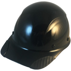 DAX Fiberglass Composite Hard Hat - Cap Style Black - Oblique View
