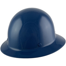 MSA Skullgard Full Brim Hard Hat with FasTrac III Ratchet Suspension - Dark Blue