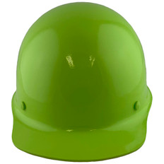 Skullgard Cap Style With STAZ ON Suspension Lime Green - Front View
