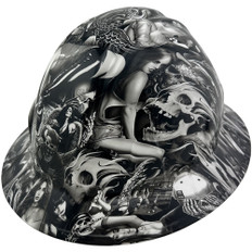 Ghost Rider Girls Full Brim Hydro Dipped Hard Hats
Left Side Oblique View