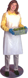 Vinyl Disposable Aprons 1.5 Mil Polyethylene Aprons  pic 1