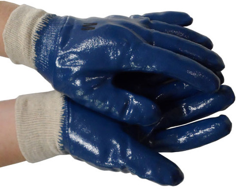 Nitrile Fully Coated Gloves Dozen Pic 1