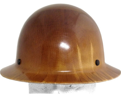 MSA Skullgard Full Brim ~  Natural Tan  ~  Front View