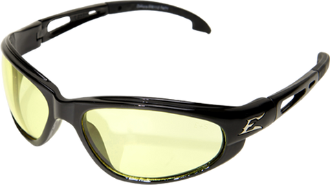 Wolverine (Dakura) Safety Glasses ~ Black Frame with Yellow Lens