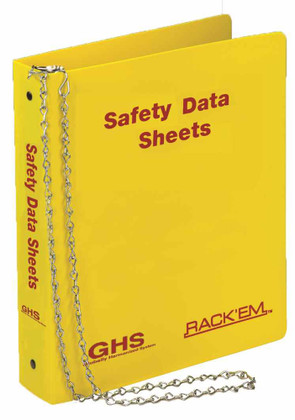 1.5 inch MSDS Binder, English