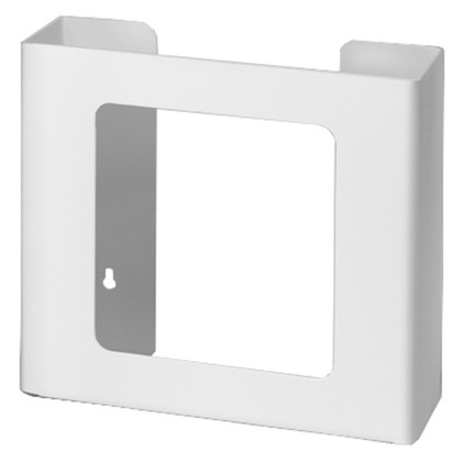 2-Box Vertical Plastic Box Glove Dispenser, WHITE HEAVY-DUTY PLASTIC