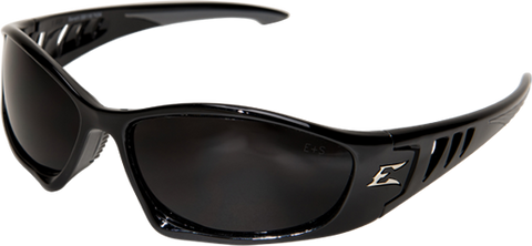 Edge Baretti Safety Glasses ~ Black Frame, Smoke Lens