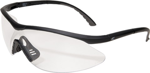 Edge Banraj Safety Glasses ~ Black Frame with Clear Lens