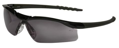 Crews Dallas Safety Glasses ~ Black Frame ~ Fog Free Smoke Lens