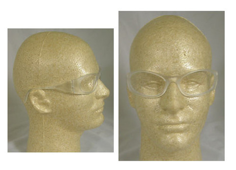 Frostbite Storm II Safety Glasses ~ Frost Frame and Clear Lens