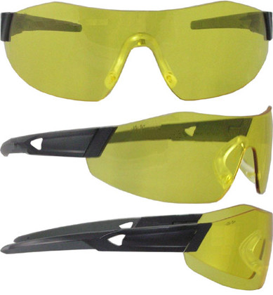 Smith and Wesson ~ 44 Magnum ~ Black Frame - Amber Anti Fog Lens