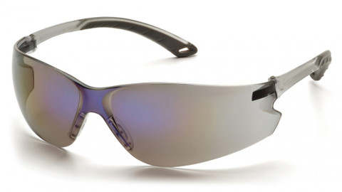 Pyramex ITEK Safety Glasses ~ Blue Mirror Lens